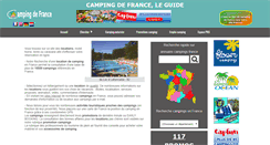 Desktop Screenshot of campingdefrance.com